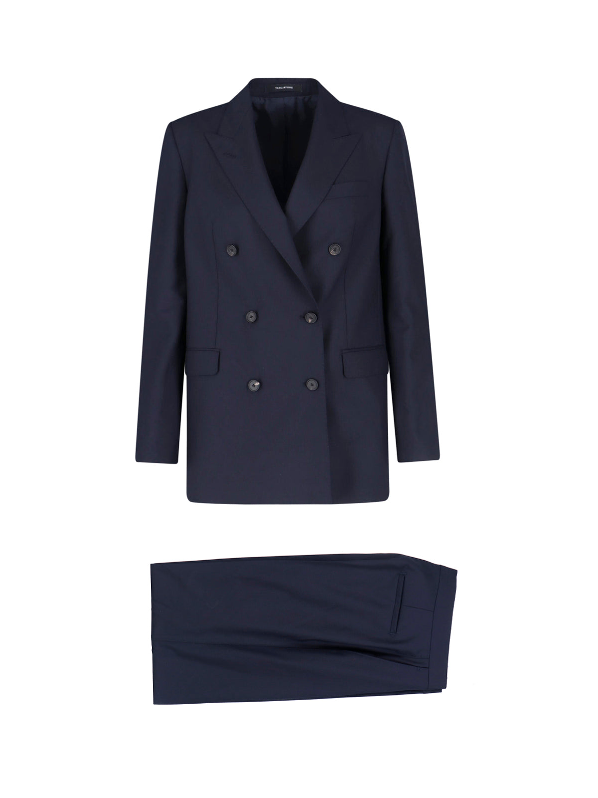 "J Jasmine" Double-Breasted Suit – Blue