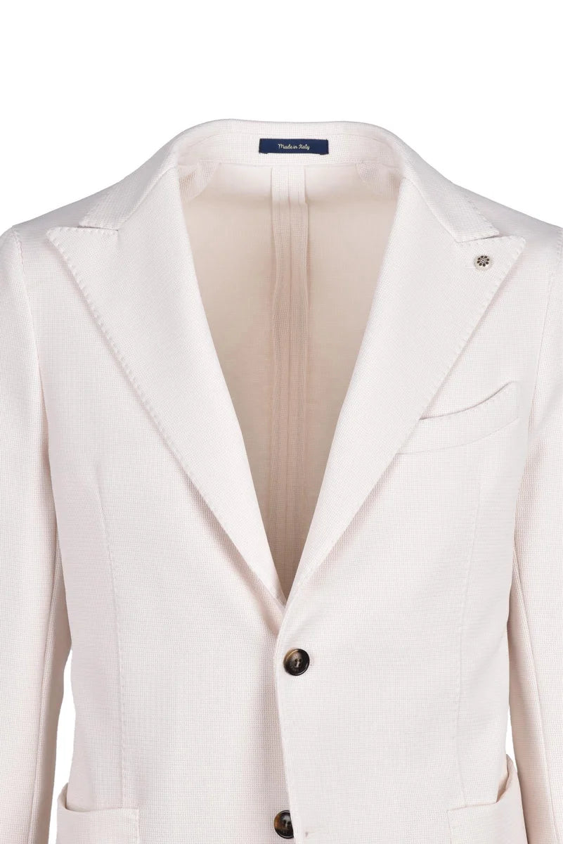 Rounded Jacket - White