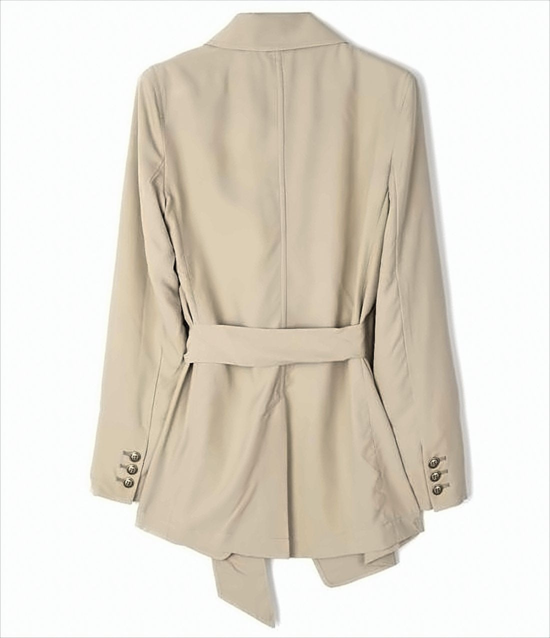 Tailored Silk Jacket with Notched Lapel