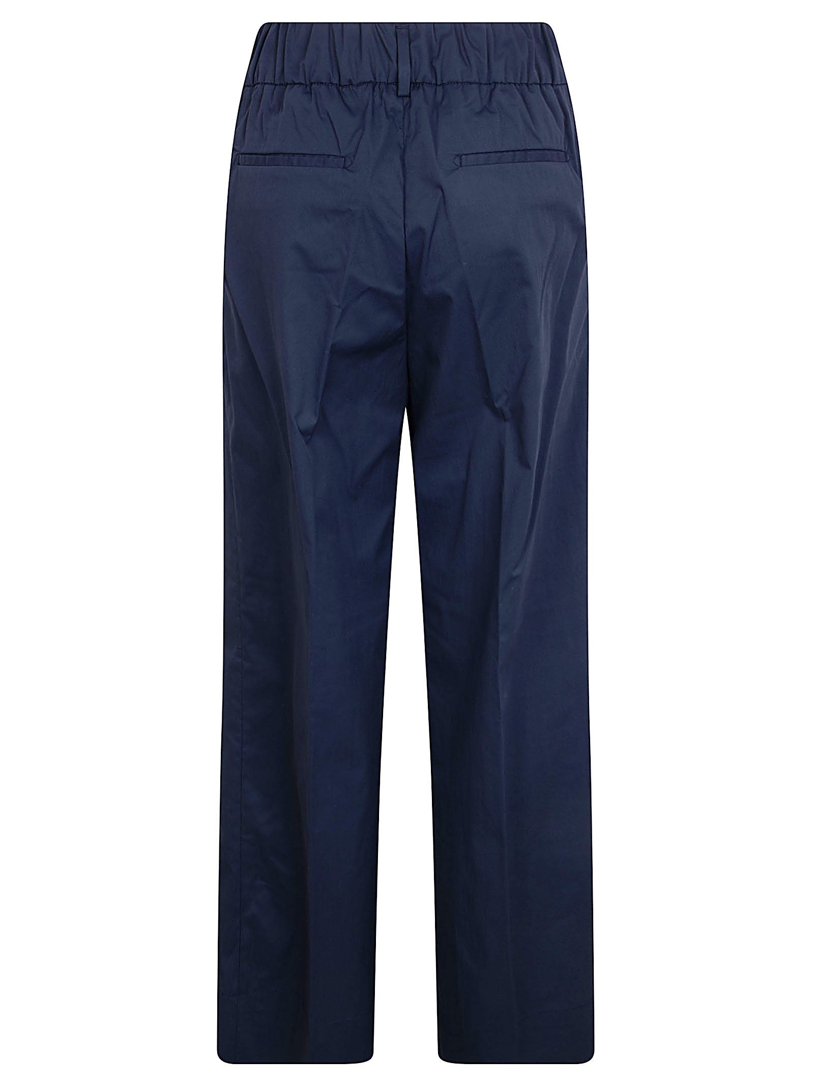 Straight-Leg Trousers with Relaxed Fit and Tailored Details