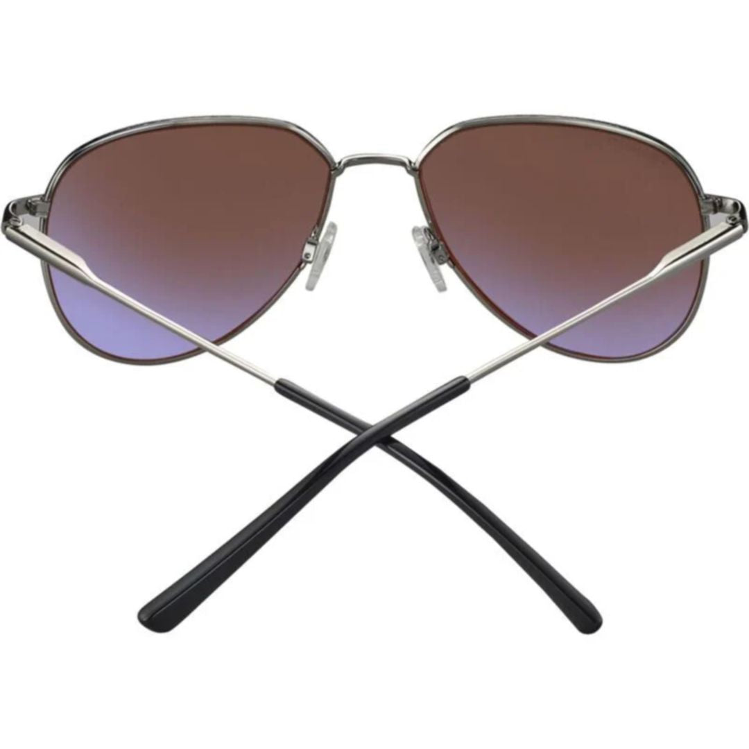 Haywood Aviator Sunglasses with Silver Metal Frame