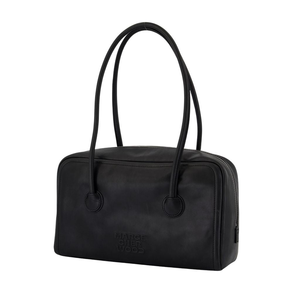 Soft Boston Shoulder Bag - Leather - Black
