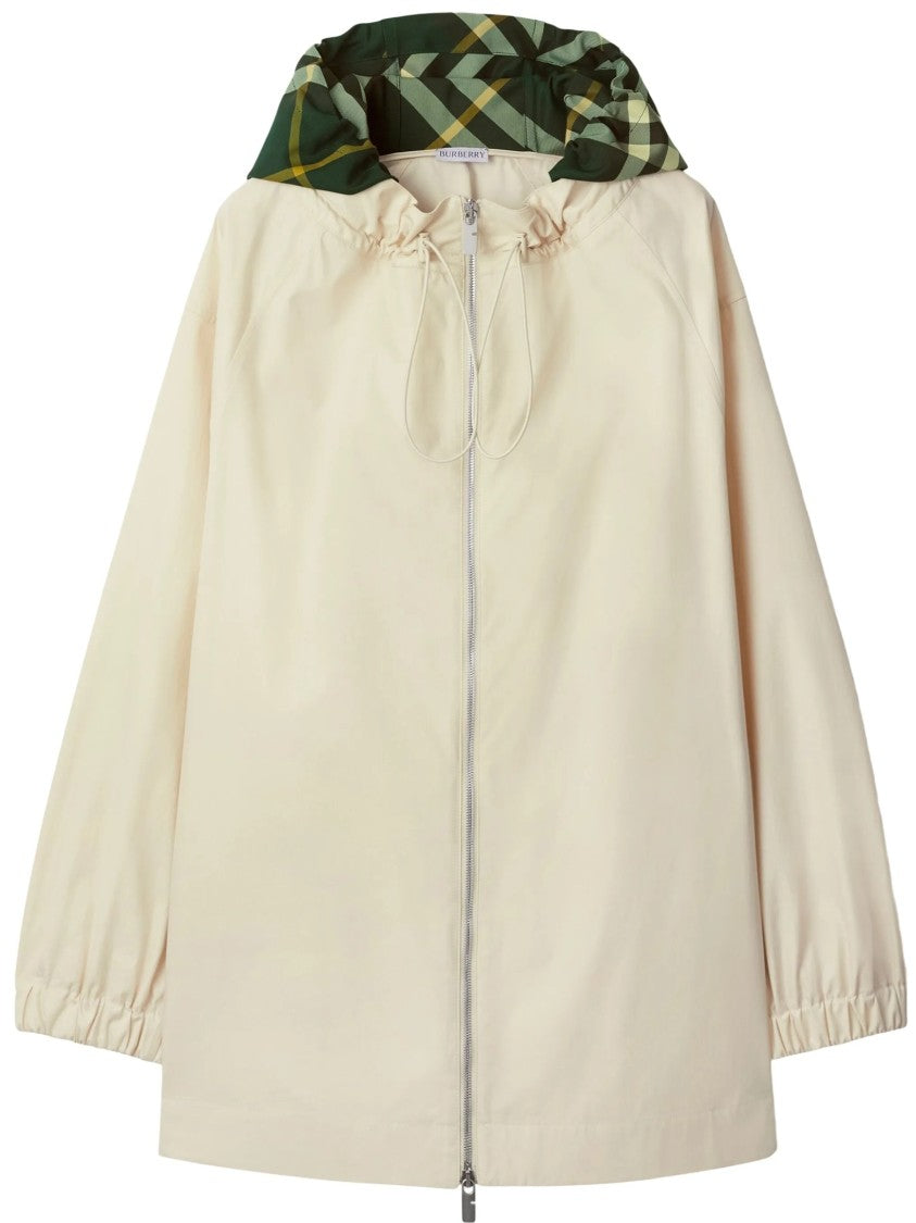 Relaxed Fit Zip-Front Coat