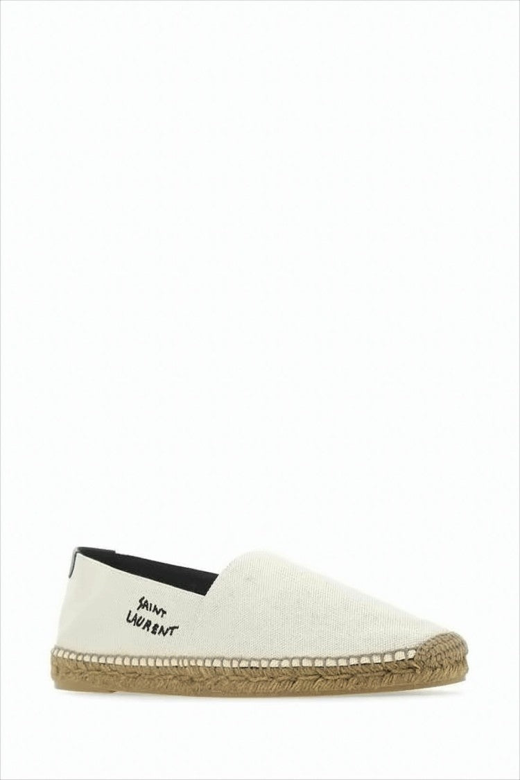 Minimalist Canvas Espadrille Sneakers with Jute Sole
