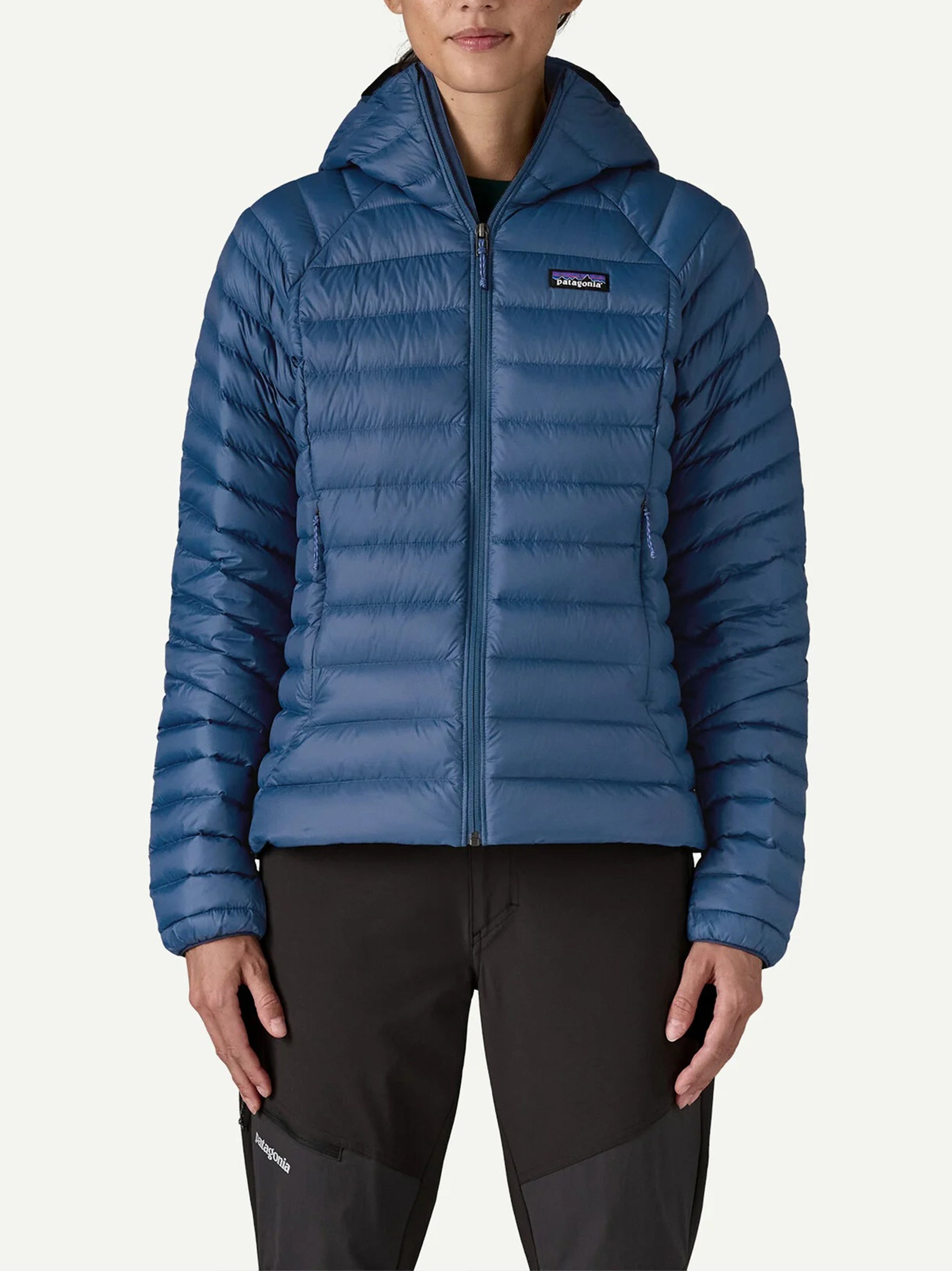 Blue Down Sweater Hoody Down Hoodie