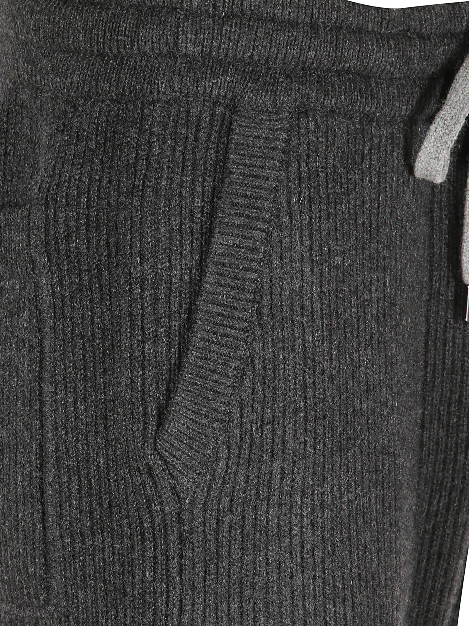 Ribbed Knit Casual Pants