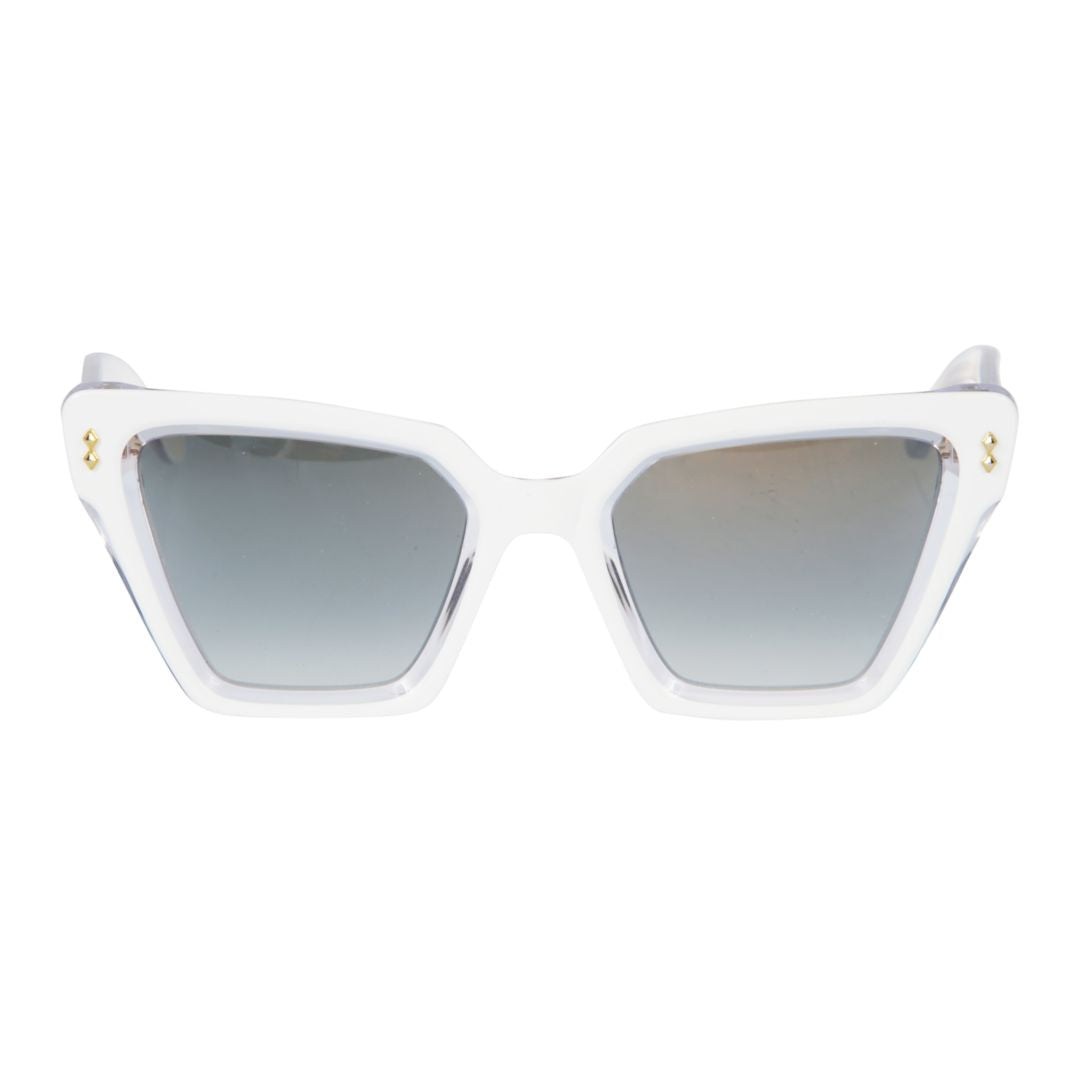 Vanessa Glamour Oversized Square Frame Sunglasses with Gradient Lenses