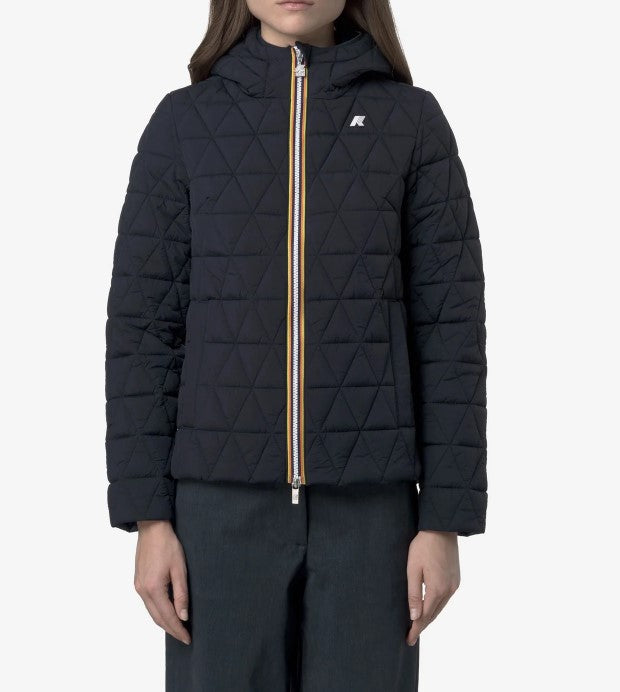 Lil Diamond Quilted Hooded Jacket