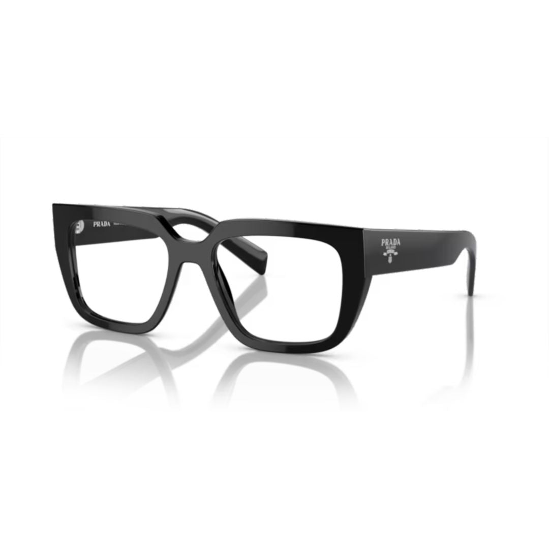 A03v Vista Oversized Square Frame Black Acetate Sunglasses