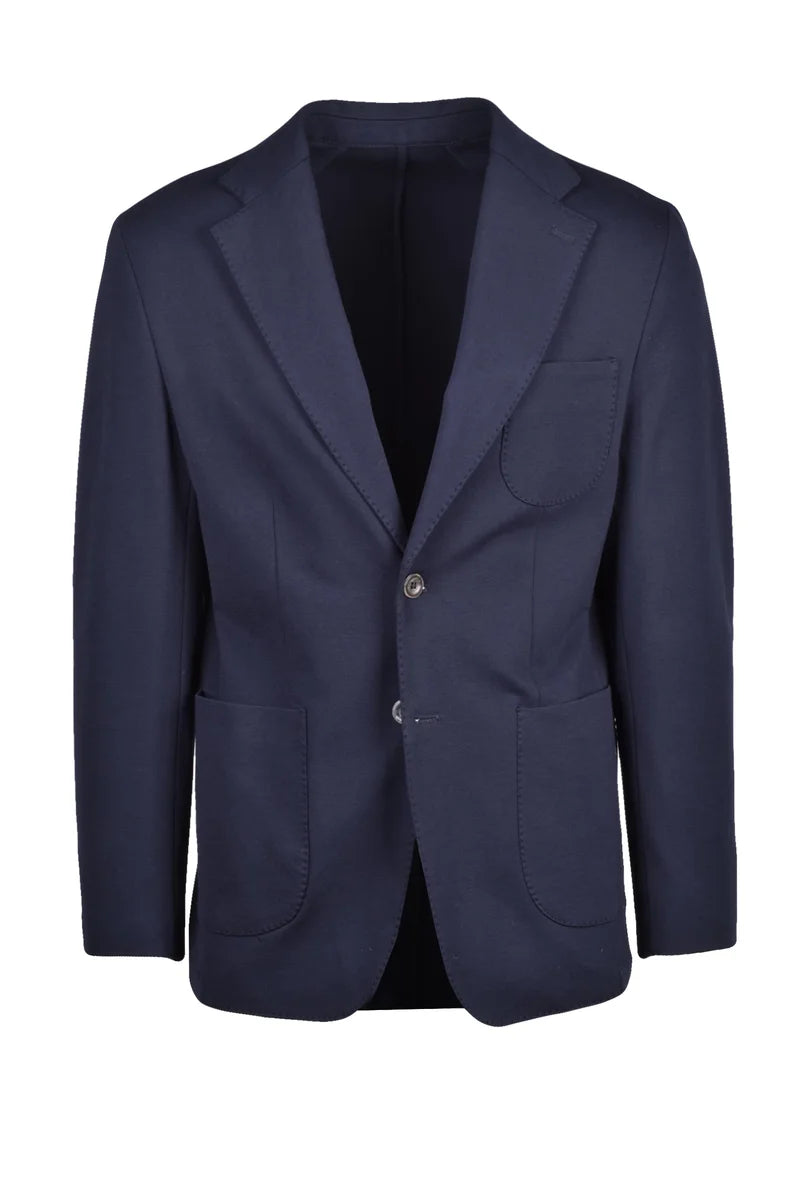Multicolor Cotton Viscose Stretch Jacket