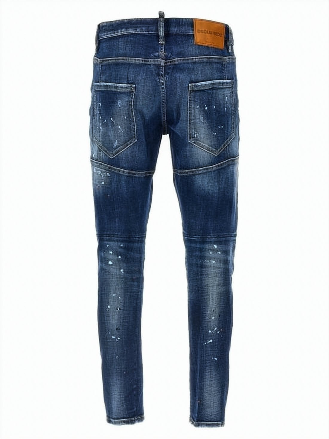 Distressed Slim Fit Denim Pants