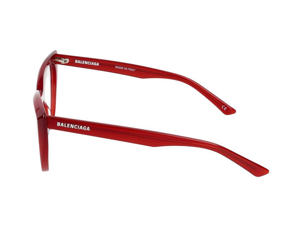 Eyeglasses BB0218O 004 red red transparent 53/17/140