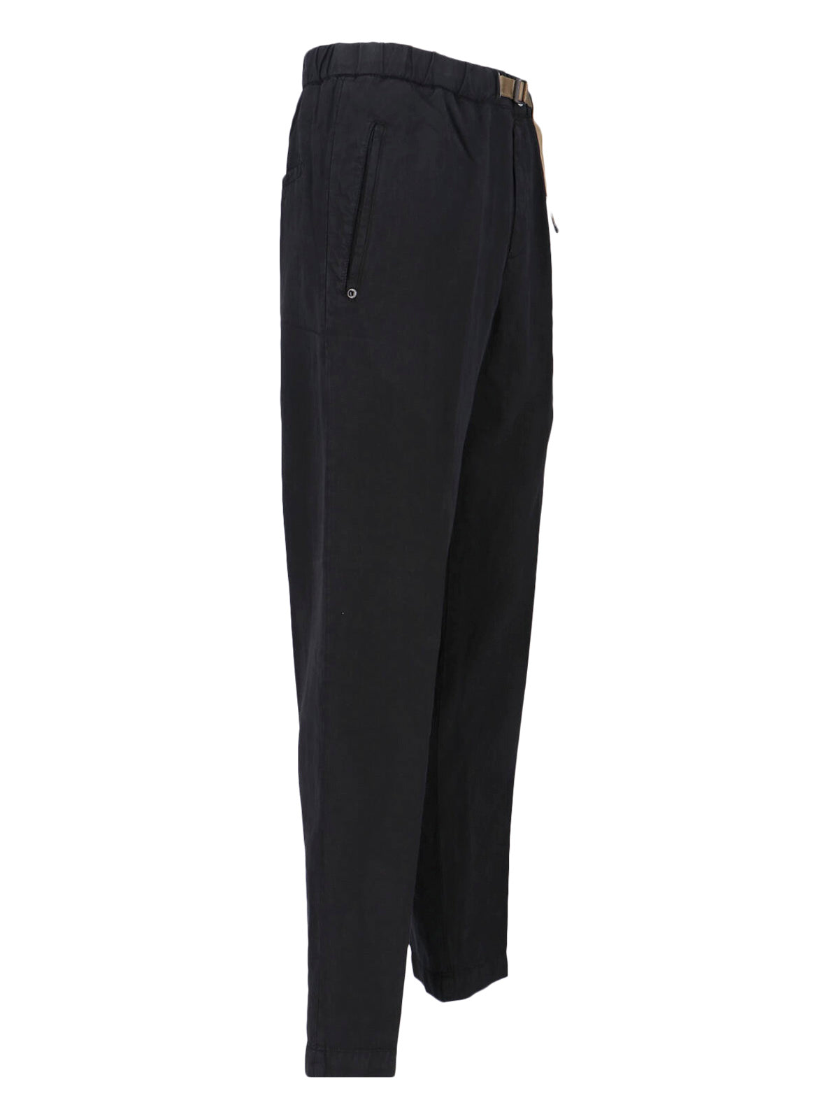 Mid-Rise Straight-Leg Pants with Adjustable Waist