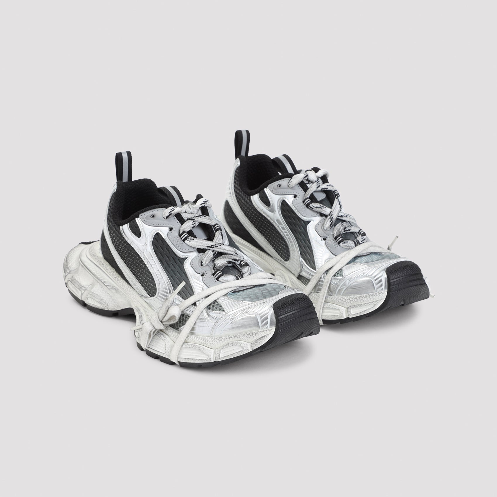 Futuristic Multicolour Sneakers With Sole
