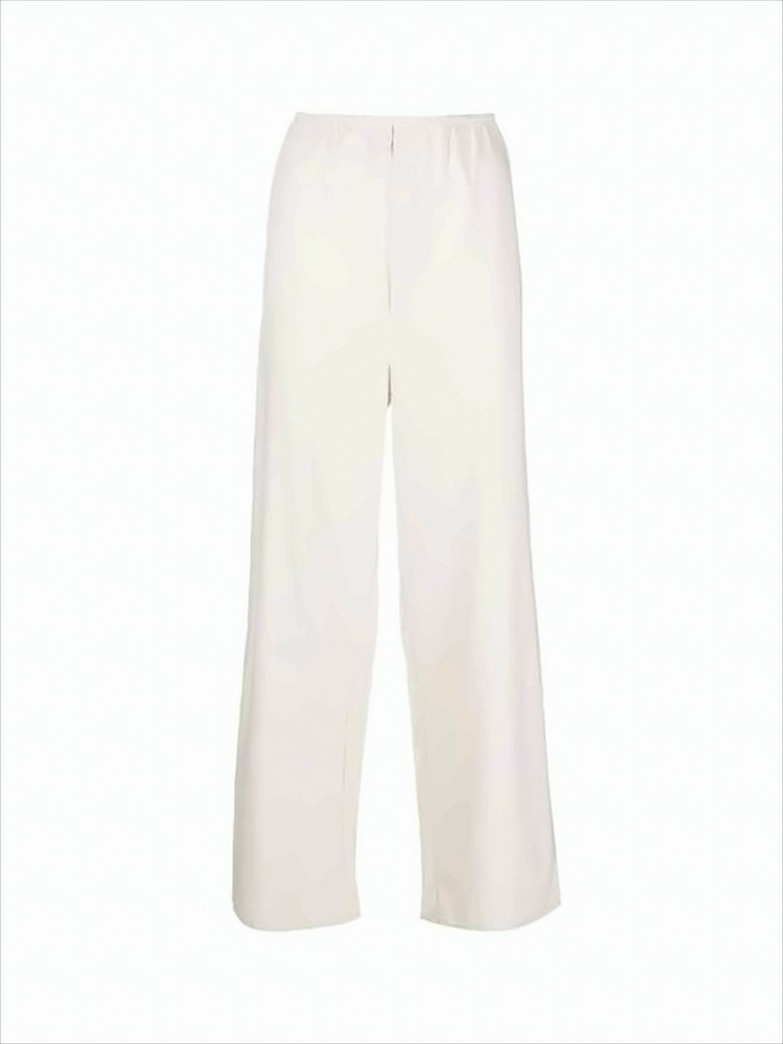 Wide-Leg Silk Pants with Relaxed Fit