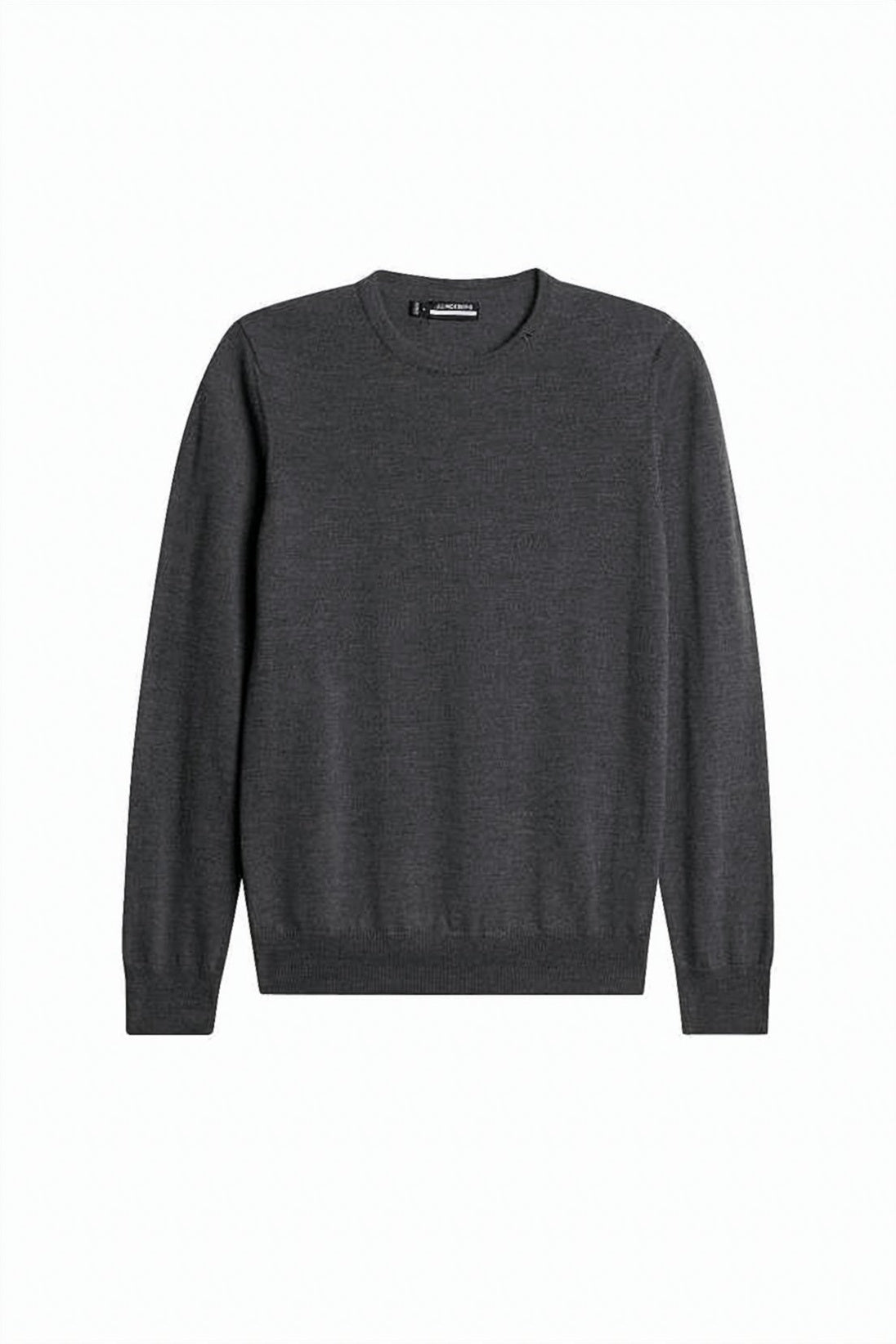 Relaxed Fit Grey Merino Wool Sweater