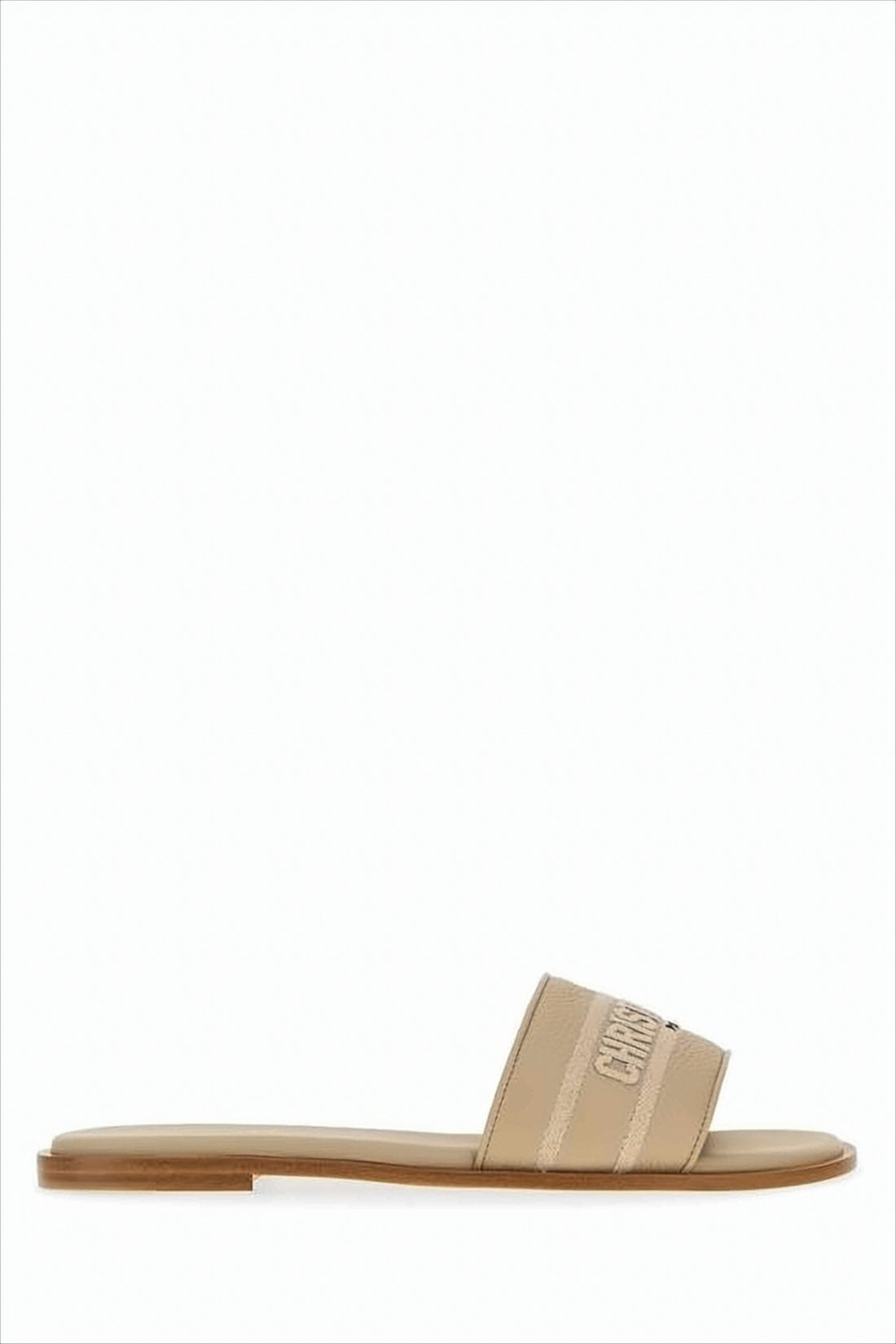 Calf Leather Slide Sandals