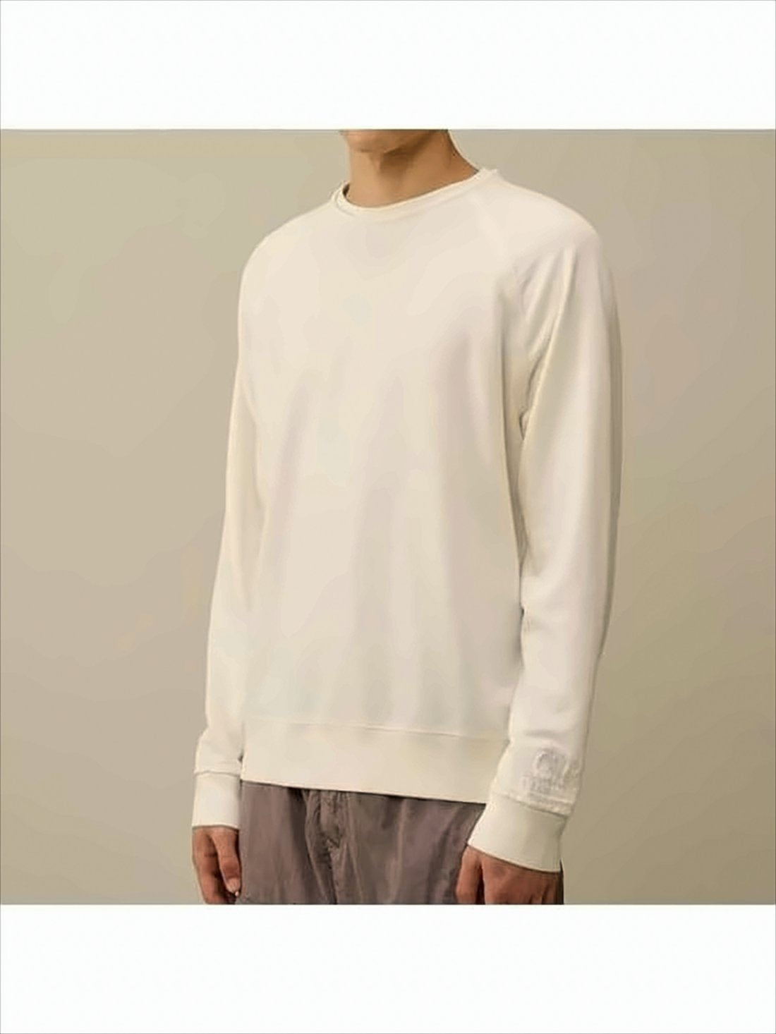 Minimalist Crewneck Sweatshirt with Subtle Branding