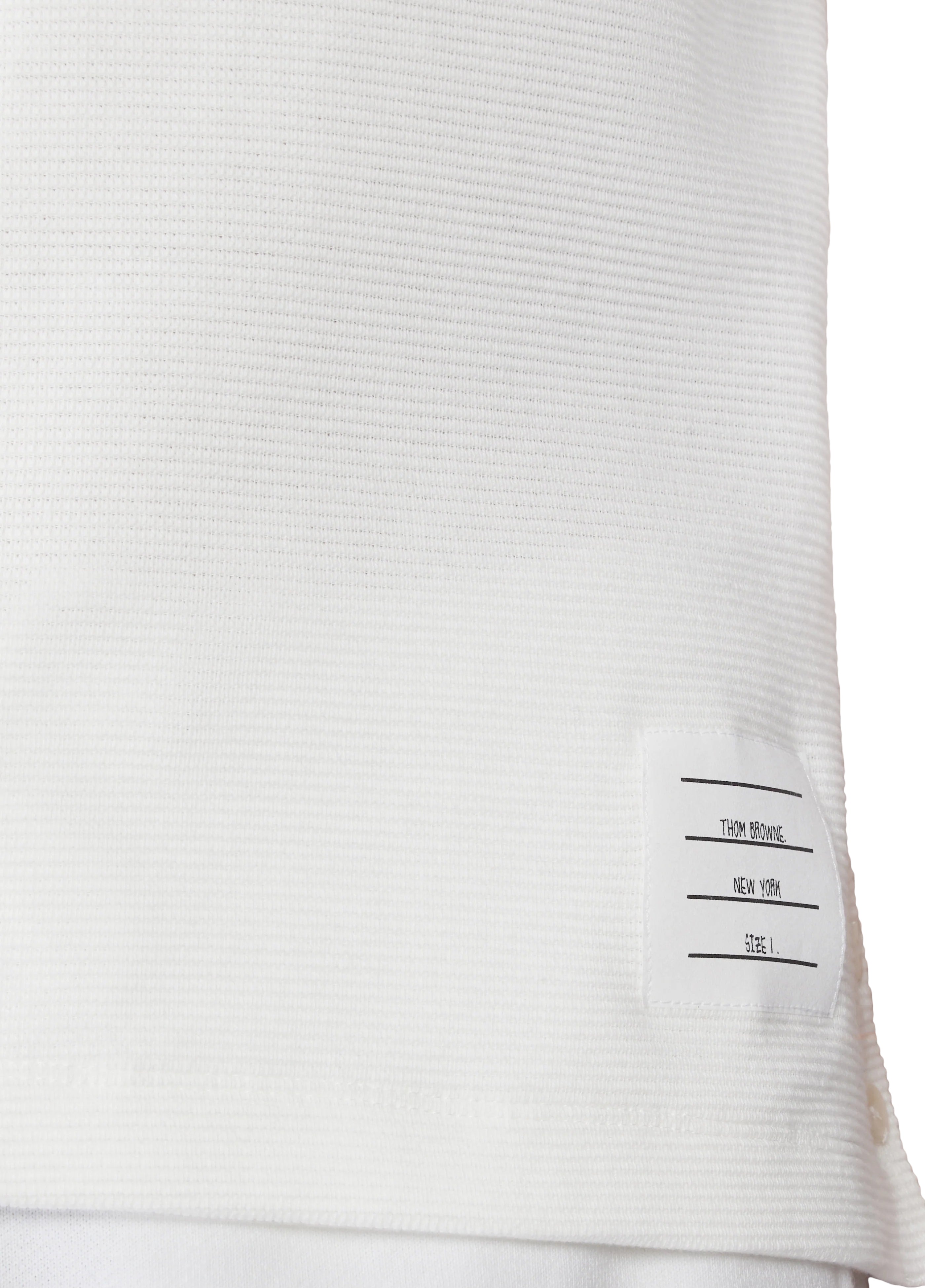 Short-Sleeve Polo Shirt with Structured Collar and Contrasting Stripes