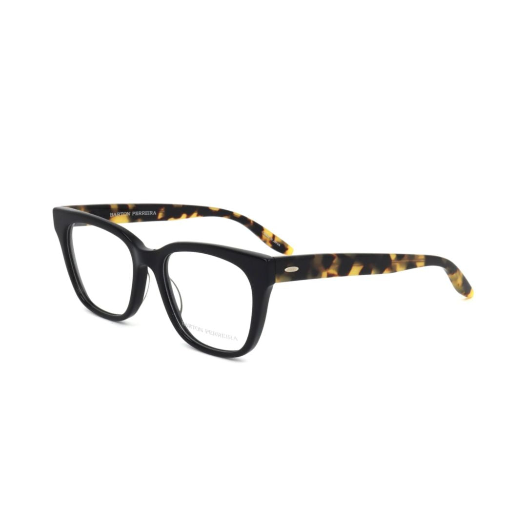 Bp5088 510gz Bold Rectangular Frame Eyeglasses with Tortoiseshell Temples