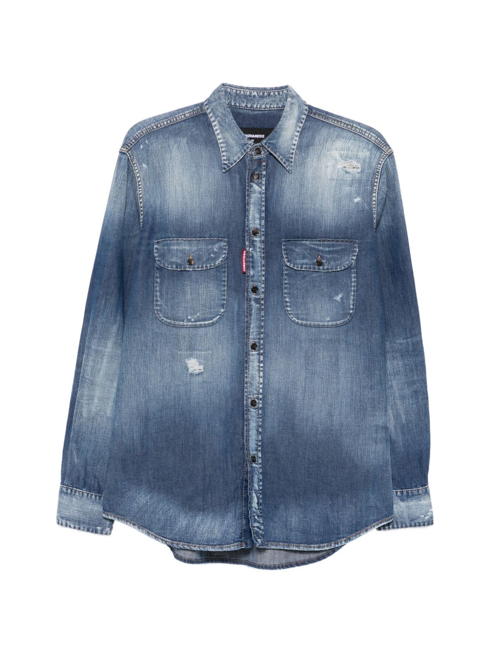 Classic Denim Long Sleeve Button Shirt