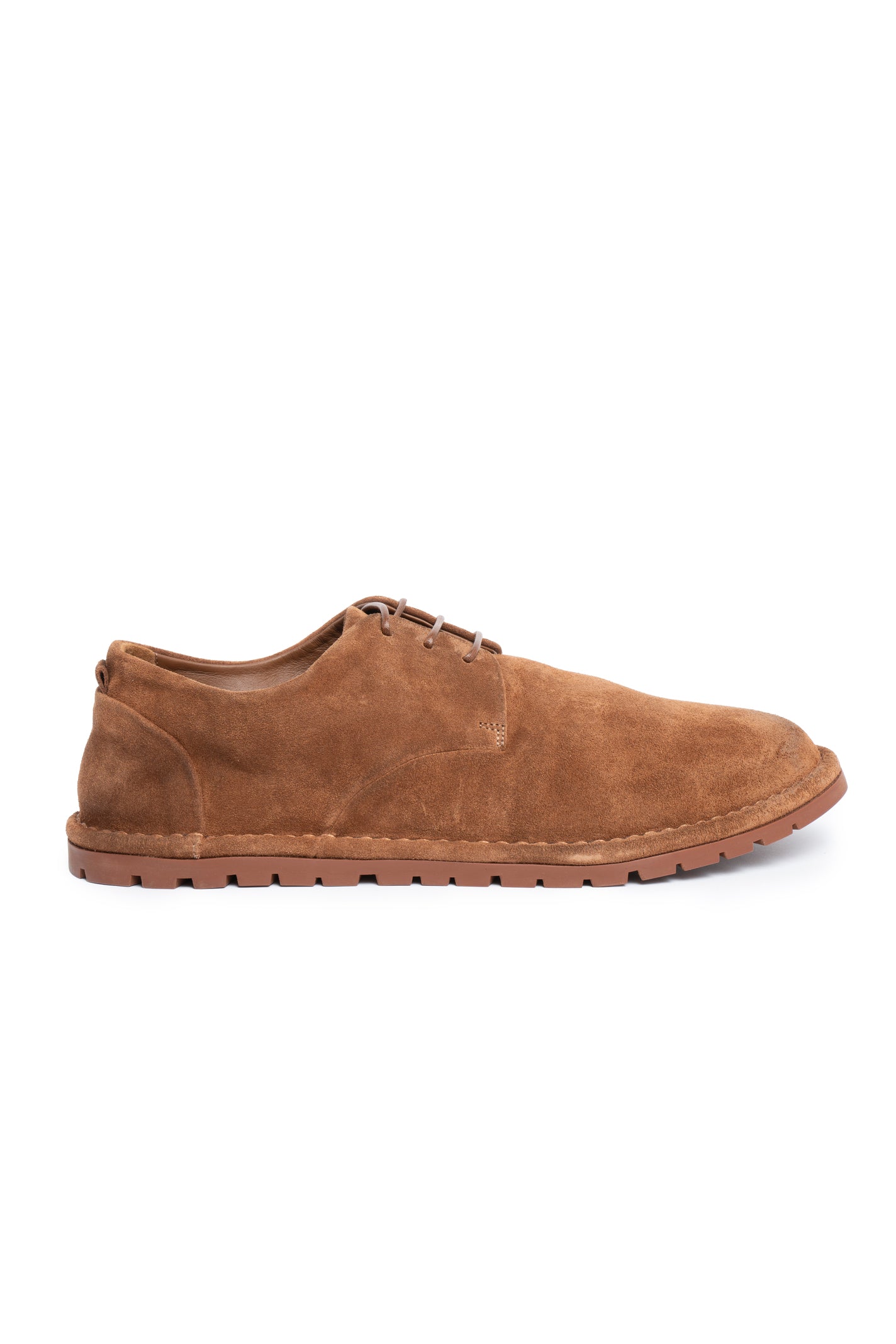 Brązowe płaskie buty