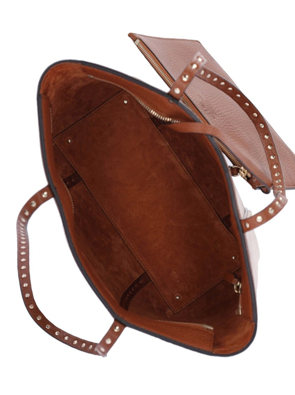"Rockstud" Tote Bag – Beige