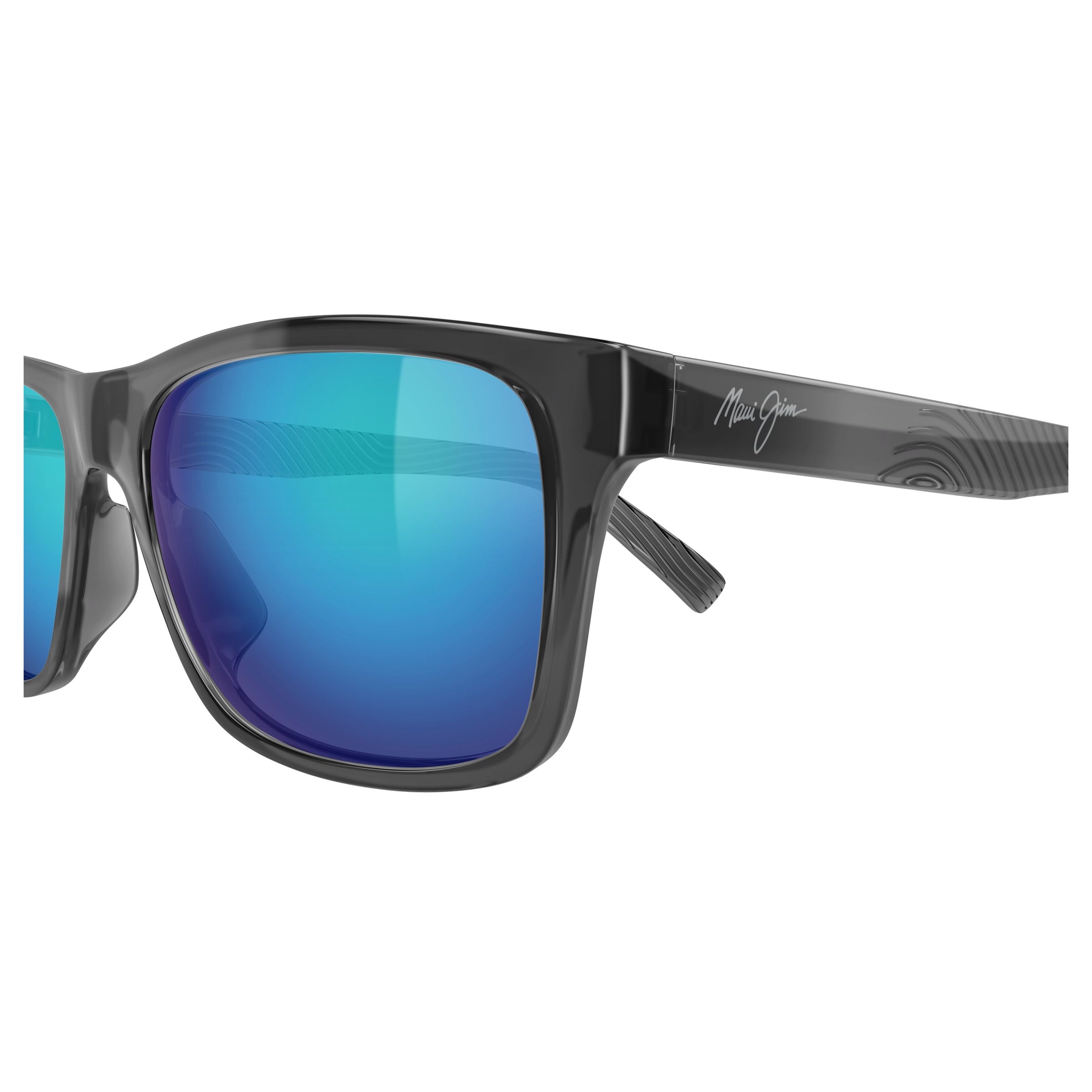 Kowelo Rectangular Frame Sunglasses with Mirrored Gradient Lenses