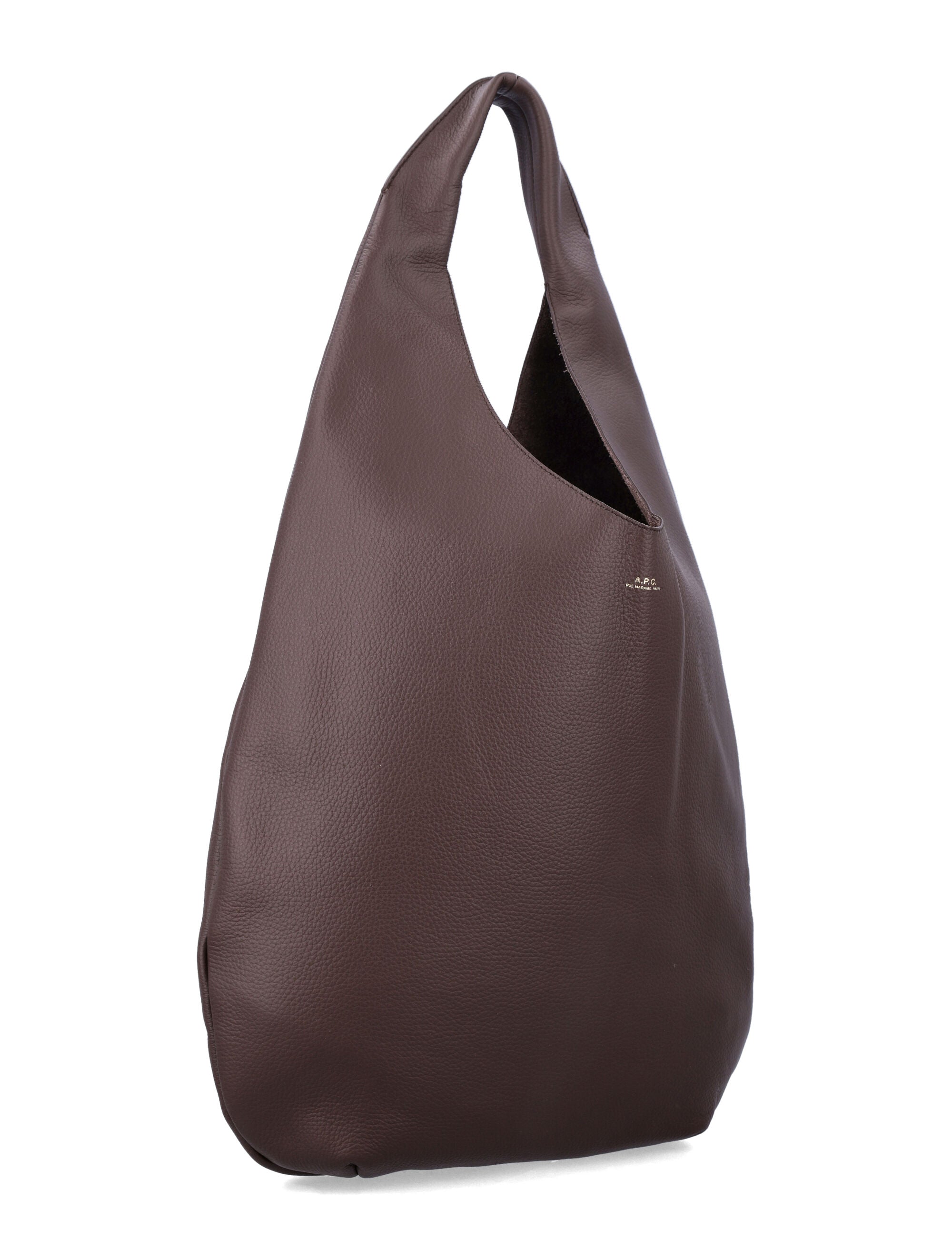 Le Neige Grained Leather Handbag