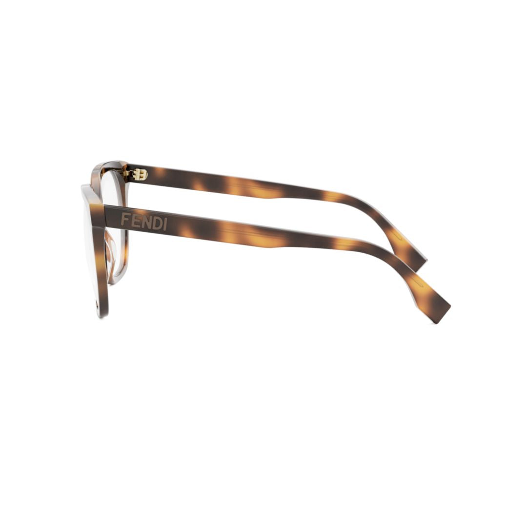 Fe50087i Oversized Tortoiseshell Square Frame Sunglasses