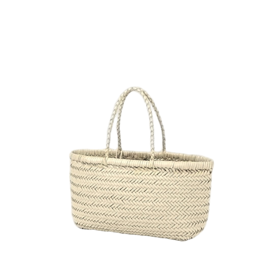 Woven Buffalo Leather Mini Tote Bag