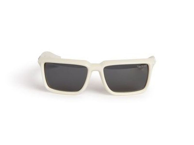 Oeri067 Portland Translucent Off-White Square Frame Sunglasses