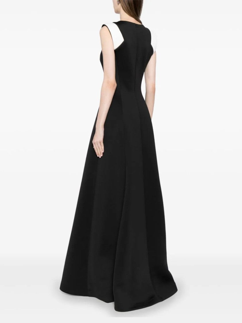 Neoprene Dress With Matching Embroidery