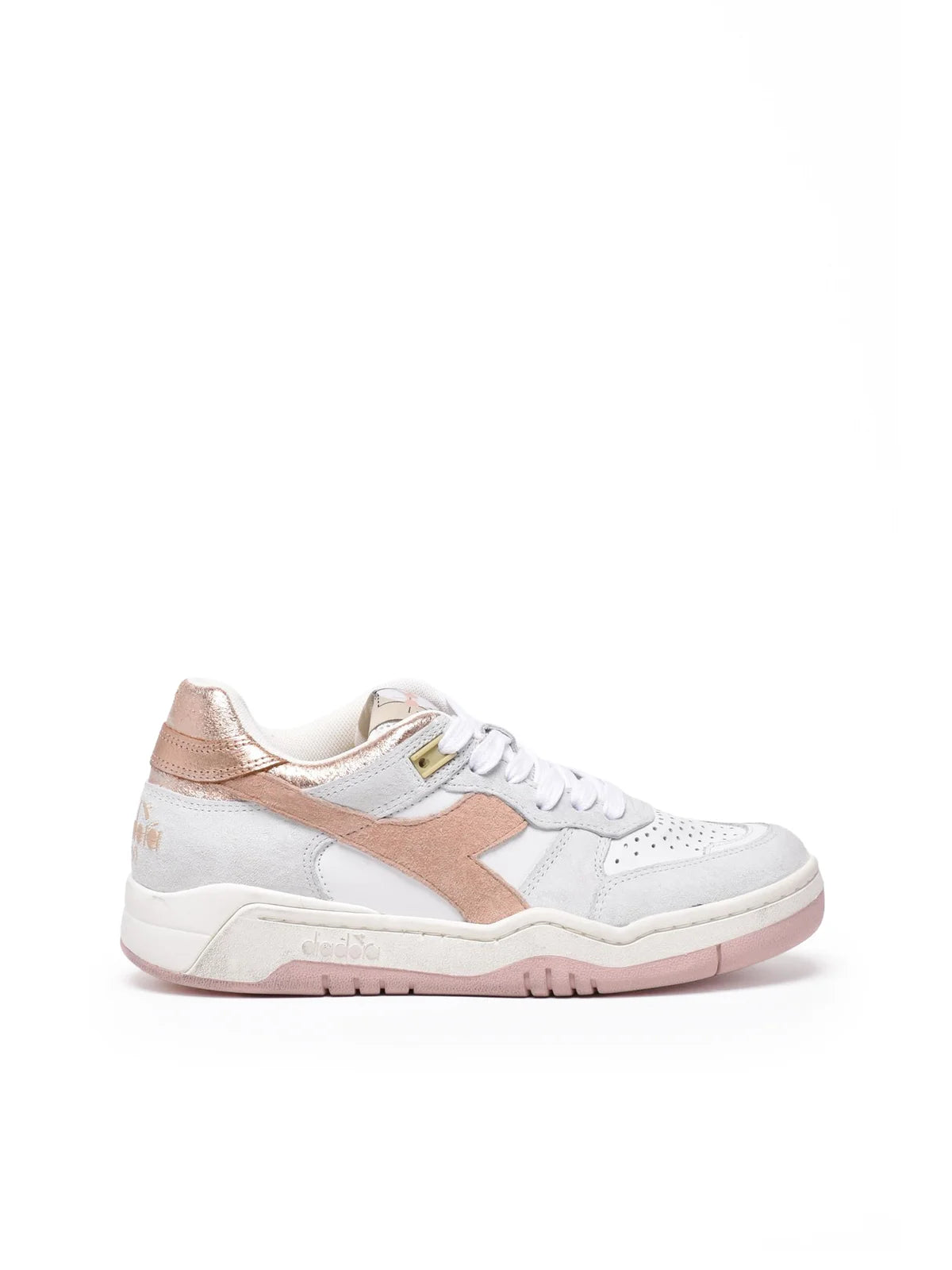 White Grey Leather B.560 Sneakers