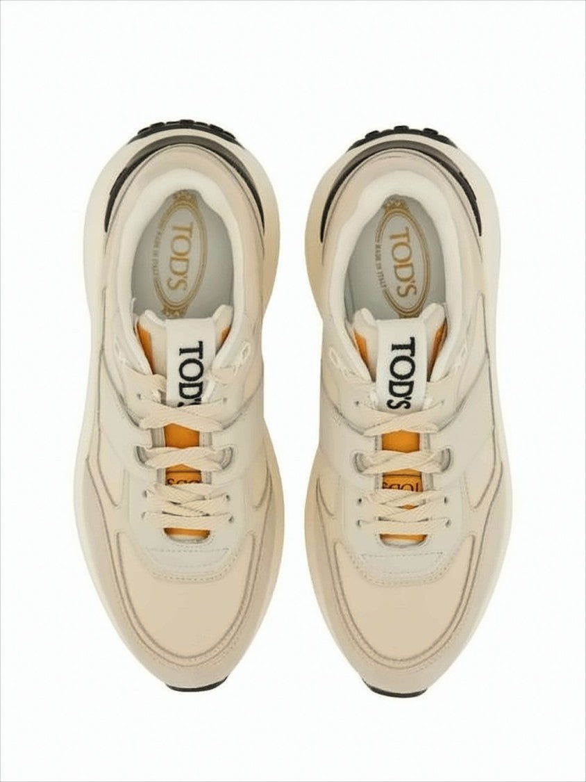 Low-Profile Suede and Nubuck Sneakers with Cushioned Sole