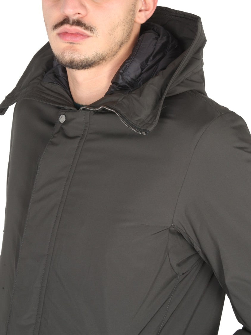 High Neck Hooded Jacket