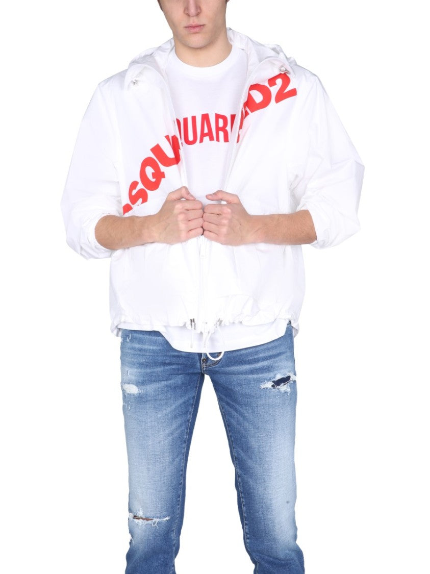 Hooded High Neck Jacket