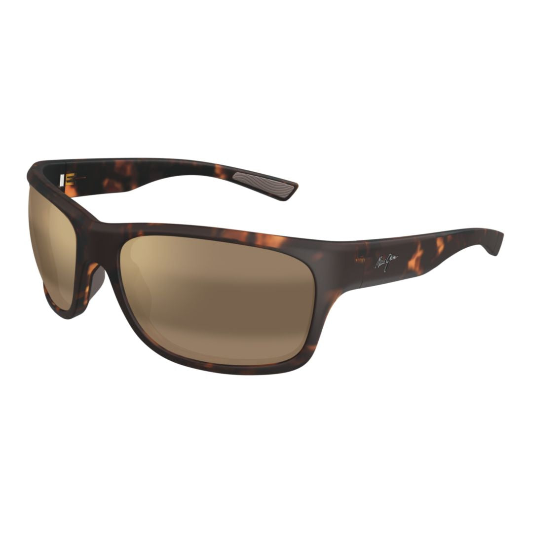 Ano Nui Rectangular Tortoiseshell Sunglasses with Brown-Tinted Lenses