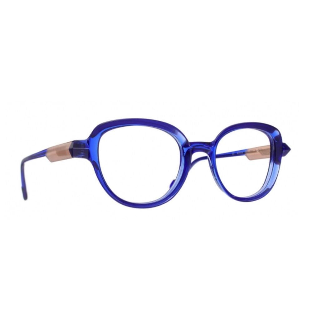 Milly Cat-Eye Sunglasses With Transparent Blue Acetate