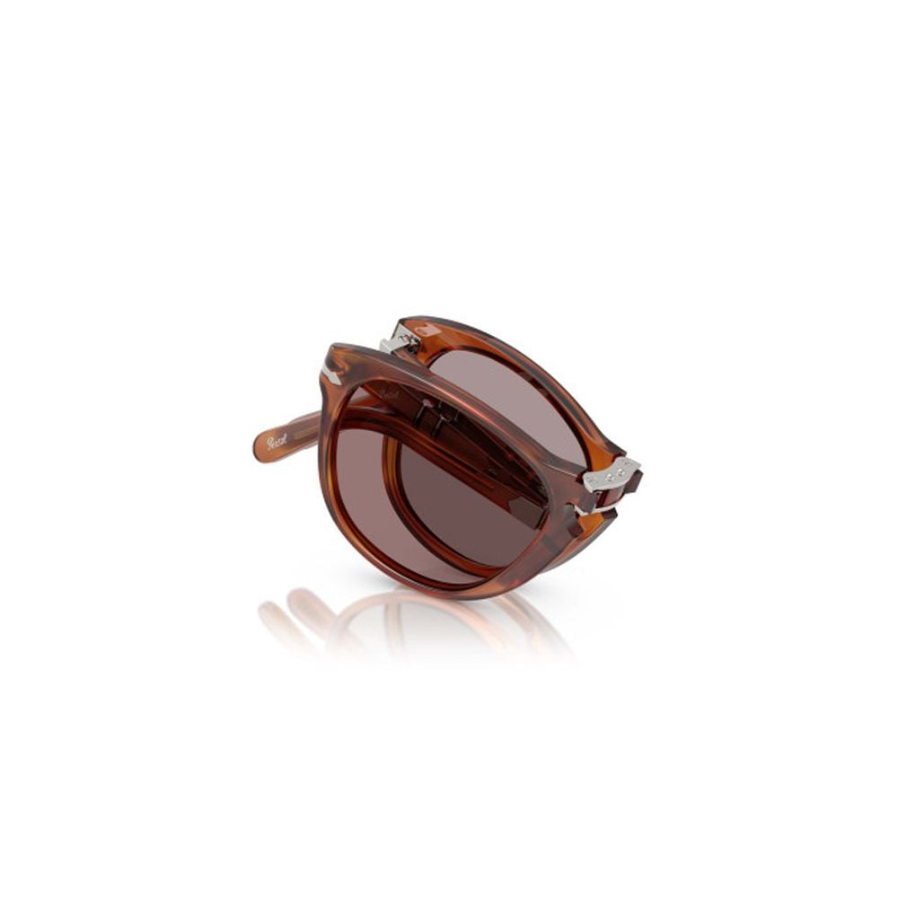 Po0714Sm Okulary Przeciwsłoneczne Składane Pilotki Steve Mcqueen W Kolorze Terra Di Siena