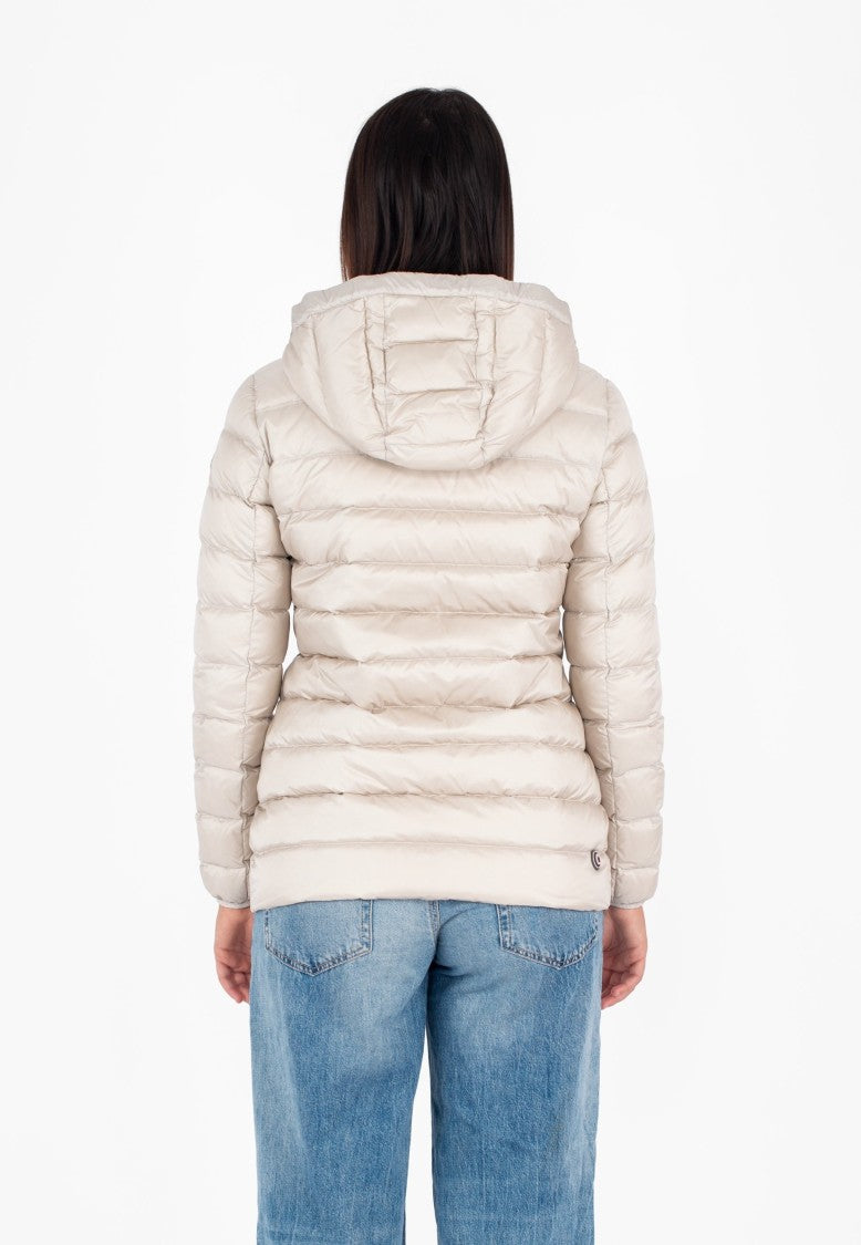 Fitted Black Jacket with High Collar and Zipper Closure