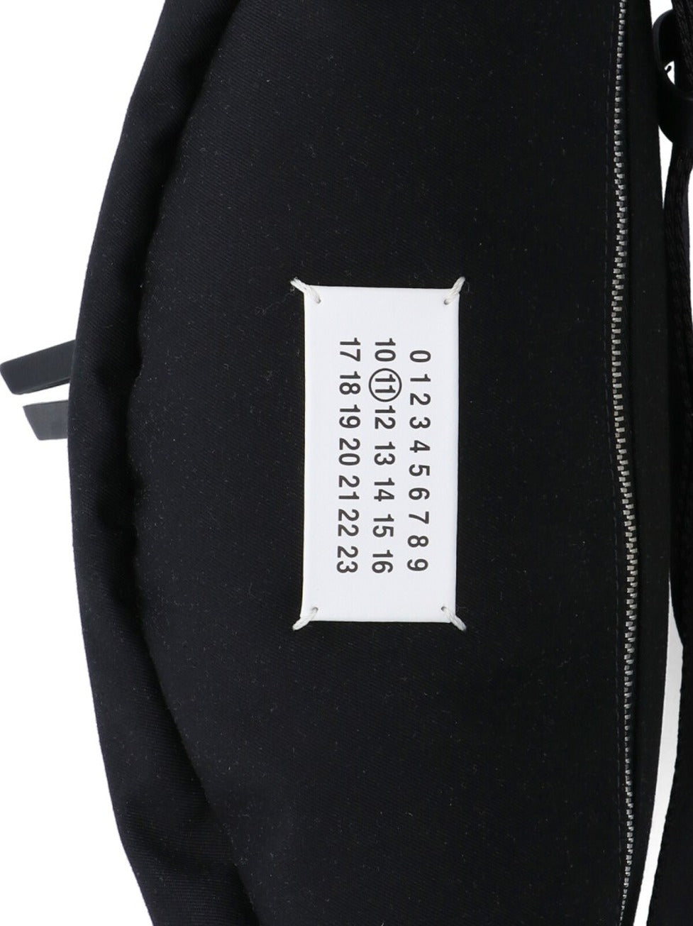 Minimalist Black Waist Bag With Adjustable Strap