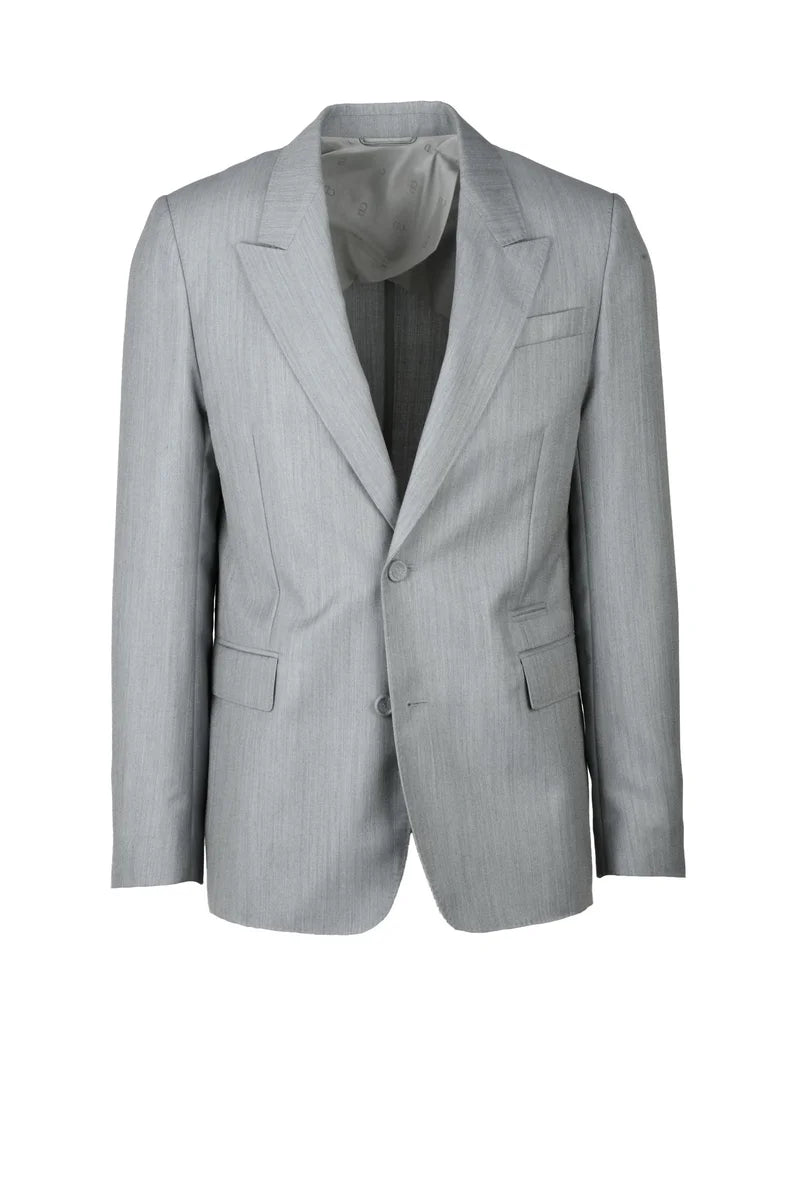 Wool Mohair Jacket - Light Grey