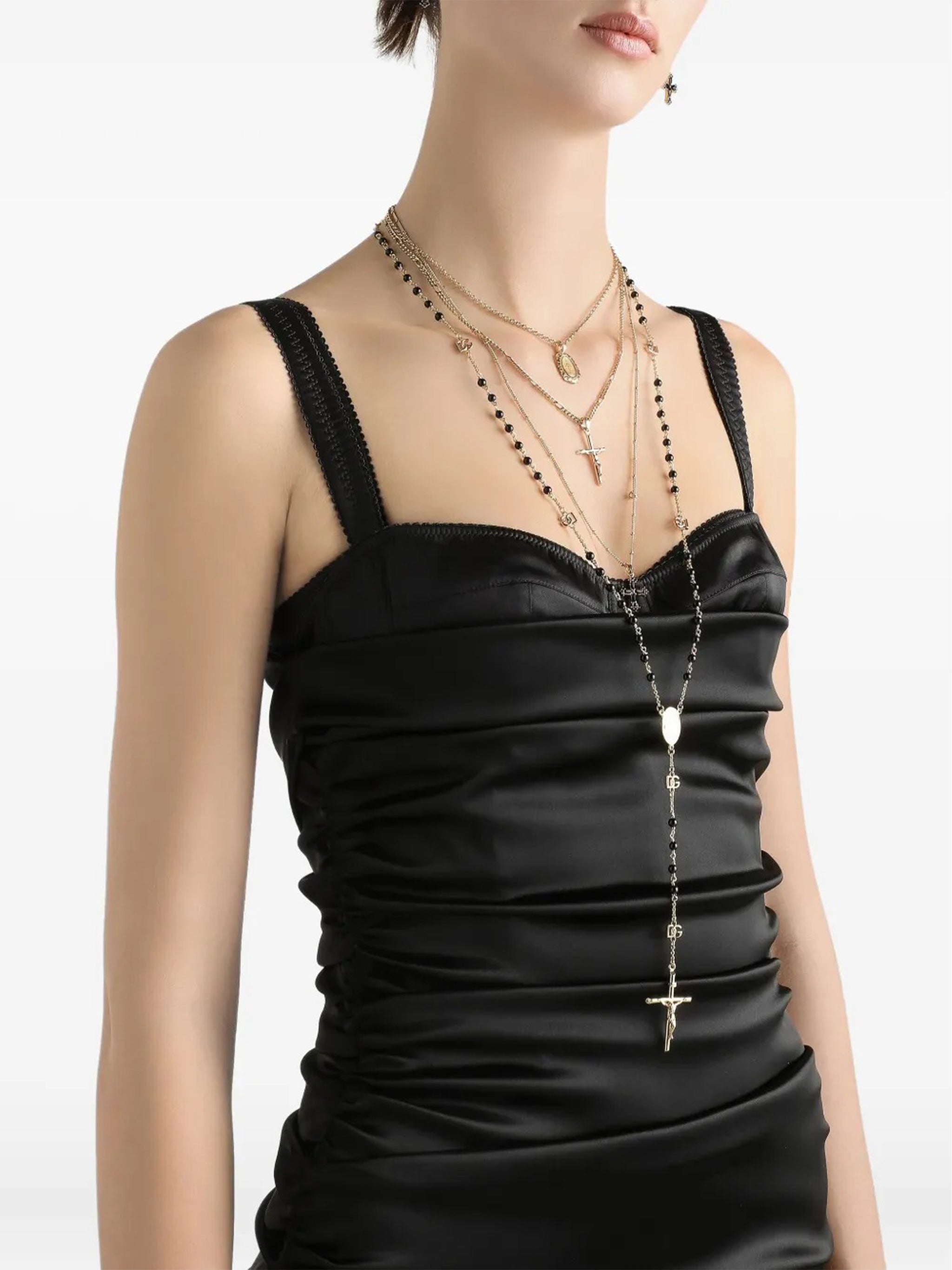 Fitted Black Ruched Cutout Midi Dress