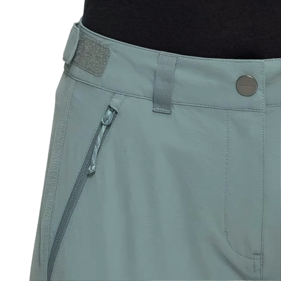 Straight Pants with Adjustable Side Tabs