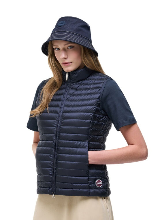 Lightweight Down Vest With Adjustable Hem