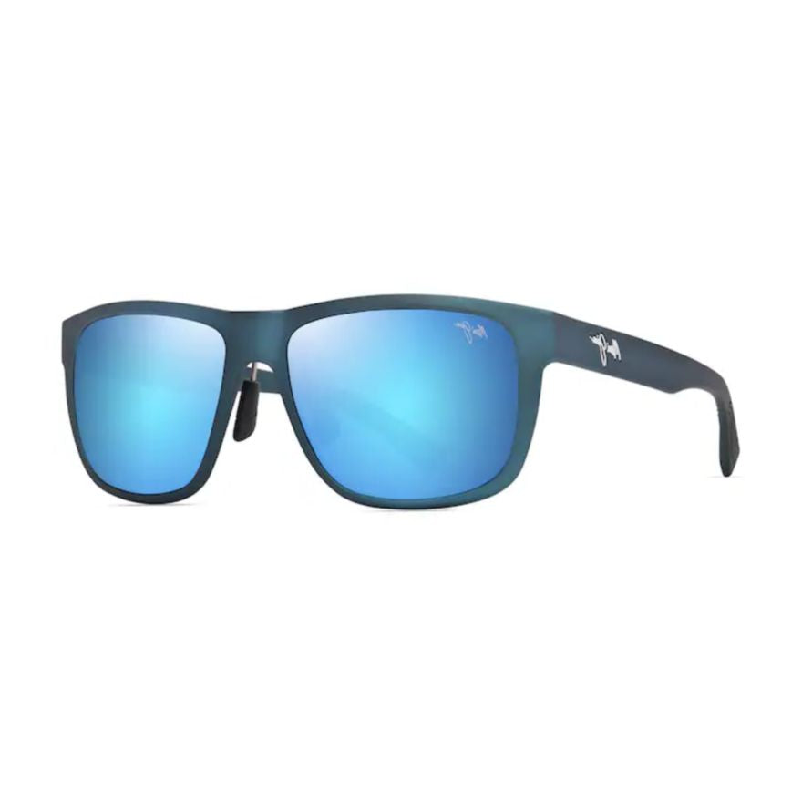 Puakea Rectangular Frame Sunglasses with Matte Finish