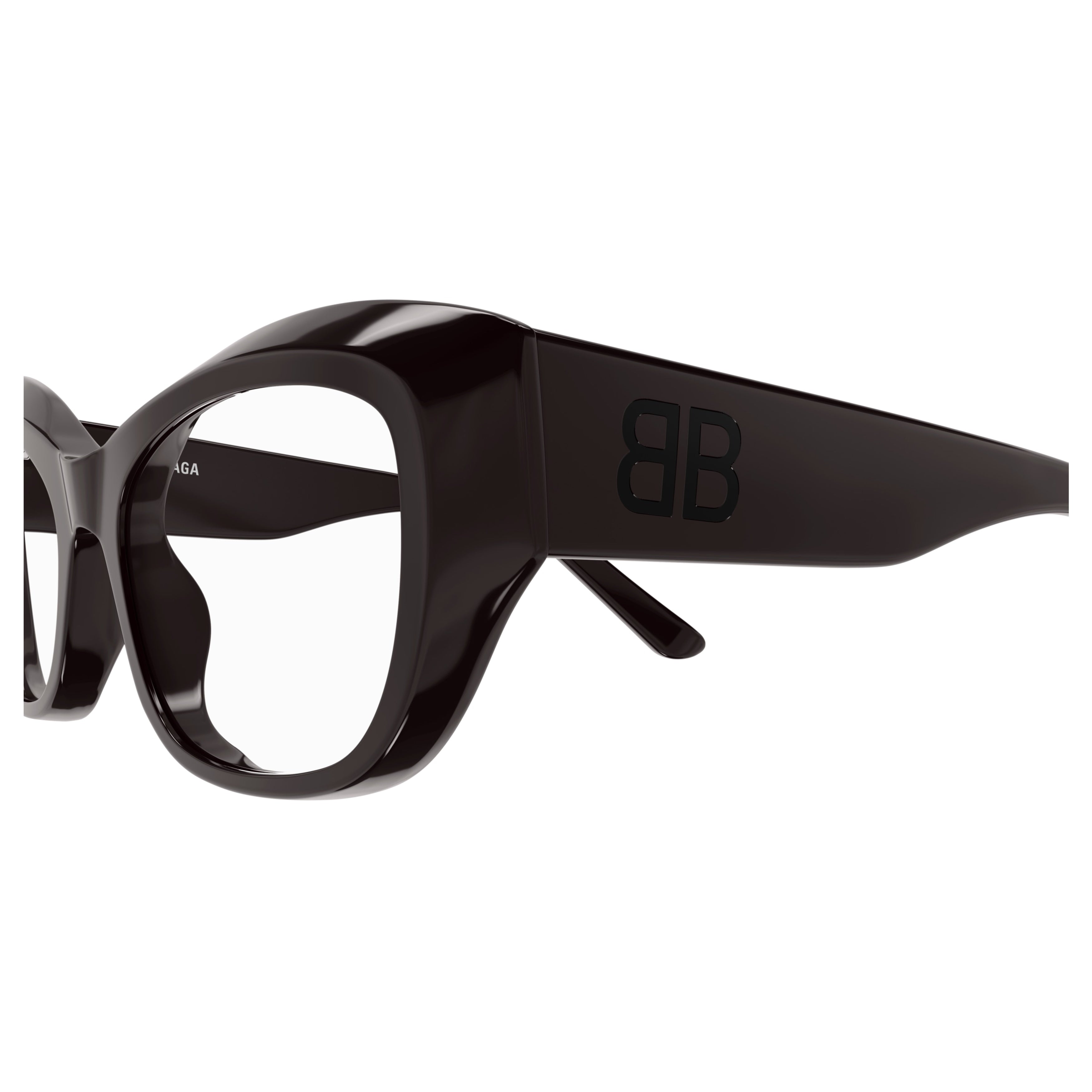 Bb0398o Oversized Rectangular Black Eyeglasses