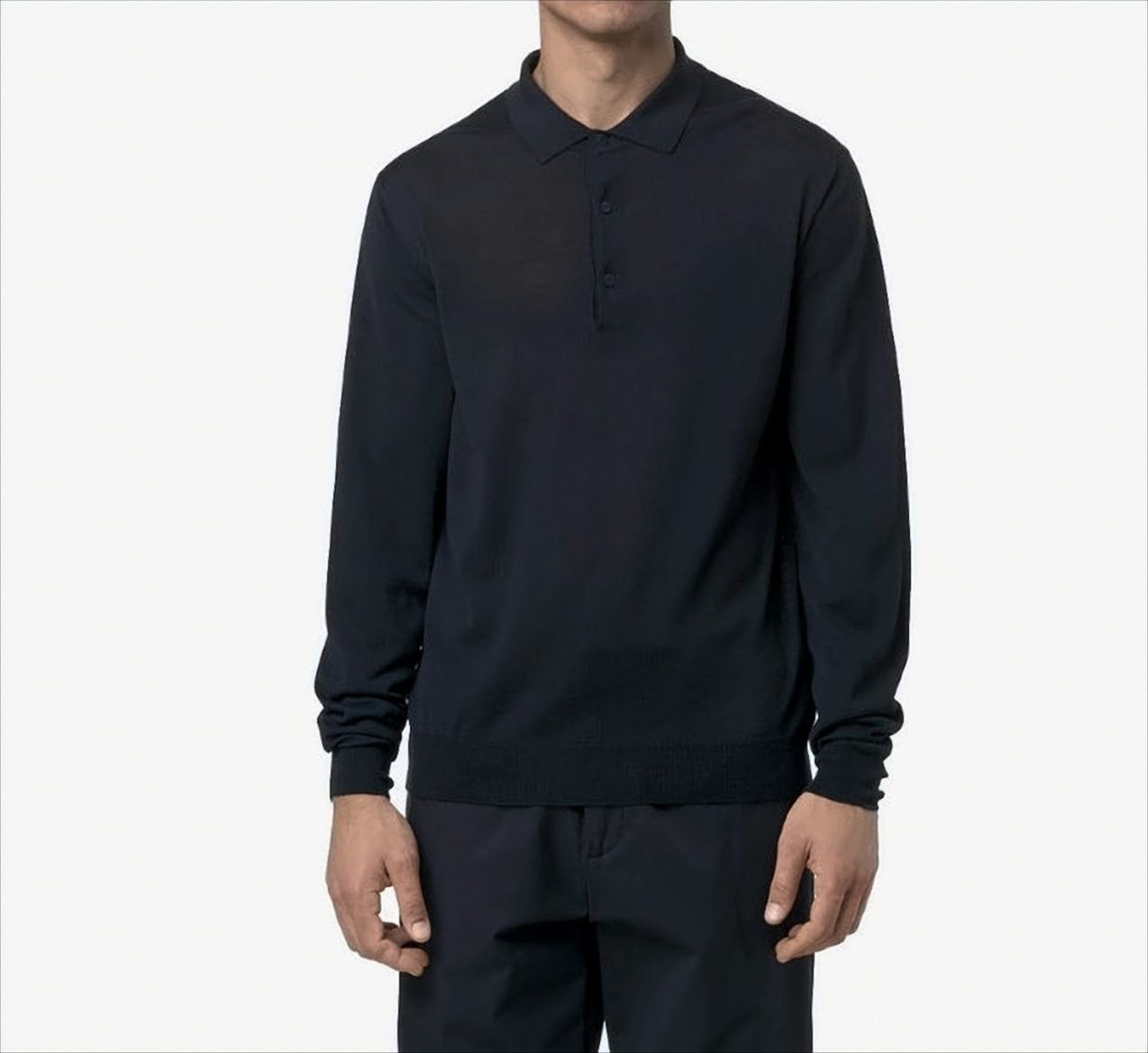 Rey Polo Shirt In Extra-Fine Merino Wool Blend