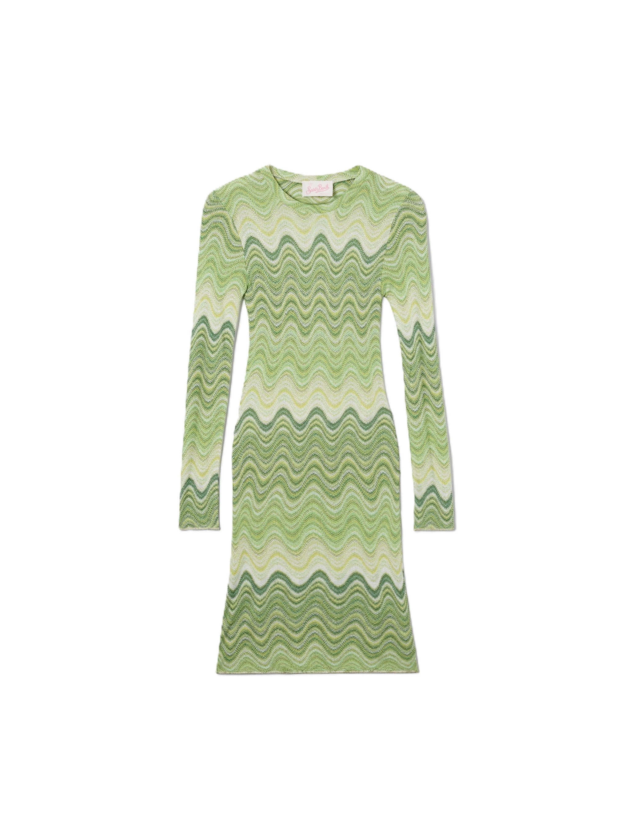 Fitted Mini Dress with Long Sleeves